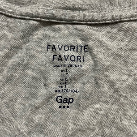 Gap Factory Rosé All Day Casual Short Sleeve Statement T Shirt Size Large - Picture 2 of 4